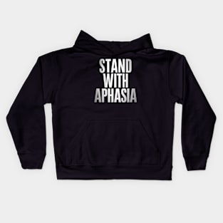 Stand With Aphasia Kids Hoodie